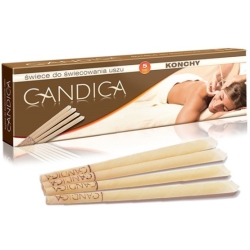 Aura Herbals Świece do świecowania uszu KONCHY (5 par) 10sztuk cena 27,00zł