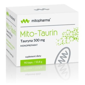 Dr Enzmann Mito-Taurin monopreparat 90kapsułek Mito-Pharma cena 59,00zł