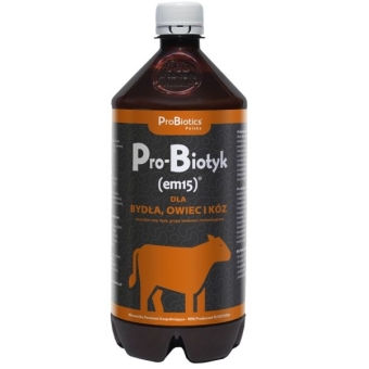 Probiotics Pro-Biotyk (em15) dla bydła, owiec i kóz 1litr cena 29,00zł