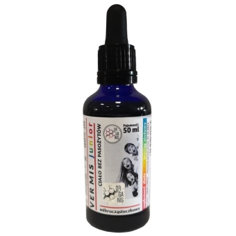 Organis Vermis Junior (Ciało bez pasożytów) wyciąg 50ml cena 97,00zł
