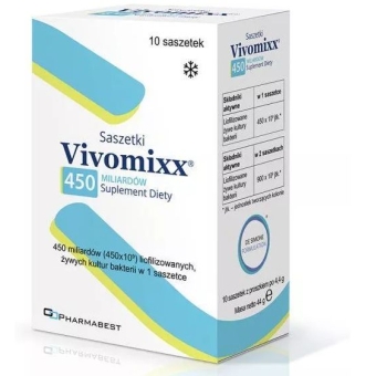 Vivomixx proszek 10saszetek Pharmabest cena 98,50zł