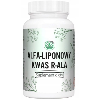 Kwas Alfa Liponowy R-ALA 60kapsułek Raw Forest cena 59,90zł