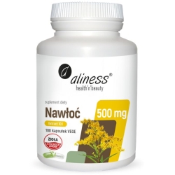 Aliness Nawłoć (Solidago virgaurea L) ekstrakt 10:1 500mg 100Vege kapsułek cena 44,90zł