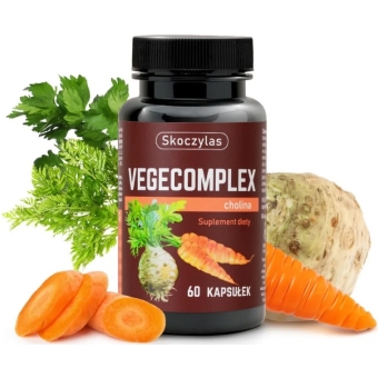Skoczylas Vegecomplex Cholina 60kapsułek cena 32,00zł