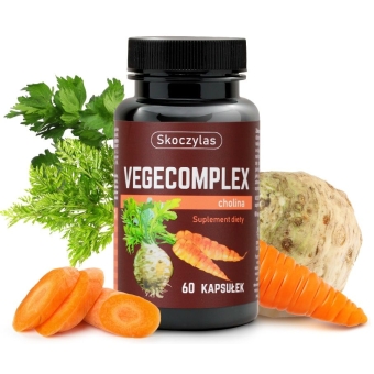 Vegecomplex cholina 60kapsułek Purelab Marek Skoczylas cena 32,00zł