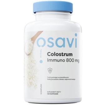 Colostrum Immuno 800mg 120kapsułek Osavi cena 71,90zł