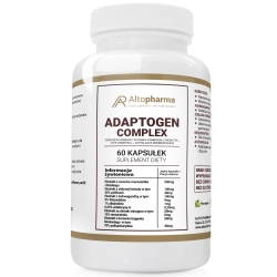 Adaptogen Complex Energia witalność stres pamięć 60kapsułek Alto Pharma cena 38,80zł