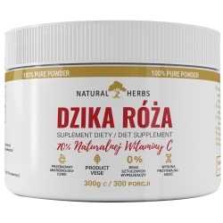 Natural Herbs Dzika Róża Naturalna Witamina C proszek 300g Alto Pharma cena 64,99zł