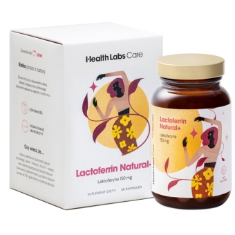 Health Labs Lactoferrin Natural+ 30kapsułek cena 98,90zł