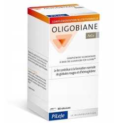 Pileje Oligobiane FeCu żelazo i miedź 90kapsułek Medikatha  cena 149,00zł