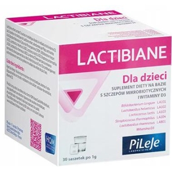 Pileje Lactibiane Enfant probiotyk dla dzieci proszek 30saszetek Medikatha cena 129,90zł