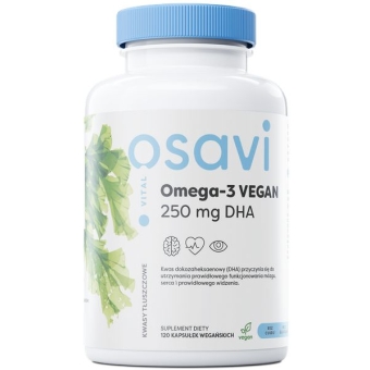 Omega-3 Vegan 250mg 60kapsułek Osavi cena 39,90zł