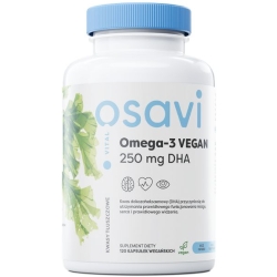 Omega-3 Vegan 250mg 60kapsułek Osavi cena 38,89zł