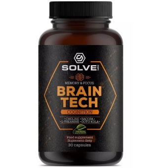 Solve Labs Brain Tech 60kapsułek PROMOCJA cena 84,90zł