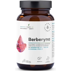 Aura Herbals Berberyna 490mg HCL (Berberis aristata) 60kapsułek cena 33,90zł