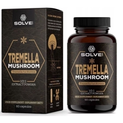 Tremella Ekstrakt 10:1 Grzyb Witalny 60kapsułek Solve Labs cena 64,90zł