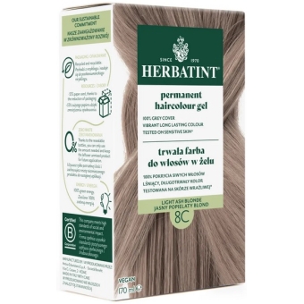 Herbatint Farba do włosów 8C (jasny popielaty blond) 170ml cena 51,95zł