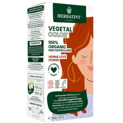 Herbatint Farba do włosów Henna Love Power - Czerwień Henny - ORGANIC Vegetal Color 100% 100g cena 59,90zł