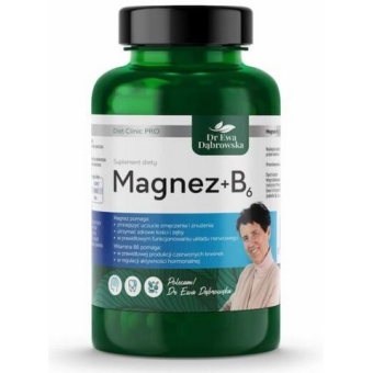 Magnez + B6 120kapsułek Dr Ewa Dąbrowska  cena 69,90zł