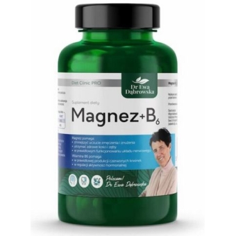 Magnez + B6 120kapsułek Dr Ewa Dąbrowska data ważności 2024.06 cena 48,50zł