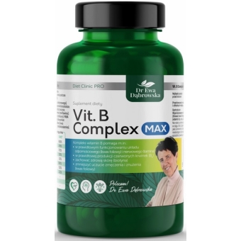 Dr Ewa Dąbrowska Witamina B Complex MAX 120kapsułek cena 115,00zł