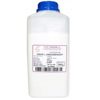 Kwas L-askorbinowy Stanlab czystość 100 % 1000g Stanlab cena 43,90zł