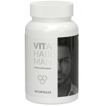 Vita Hair Man na łysienie witaminy na włosy 60kapsułek PLT Group cena 129,90zł