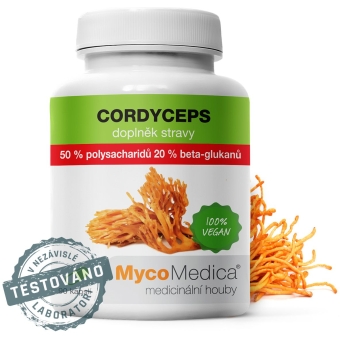 Cordyceps 50% 90 roślinnych kapsułek MycoMedica cena 231,75zł