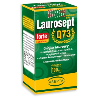 Laurosept Q73 Forte z imbirem 100ml Asepta cena 92,90zł