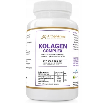 Kolagen Rybi Morski 500mg 120tabletek Alto Pharma cena 83,99zł