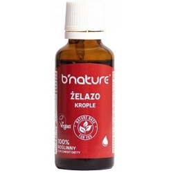 B'Nature żelazo płynne krople 30ml cena 75,00zł