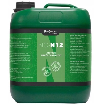 Probotics Bio-N12 azotowy nawóz organiczny 5litrów cena 468,50zł