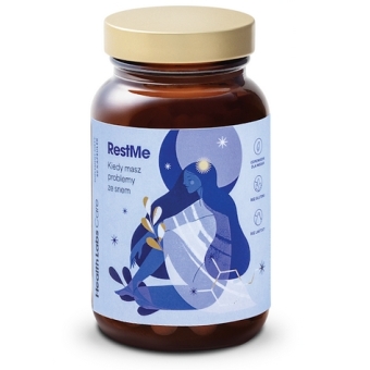 Health Labs RestMe 60kapsułek cena 91,45zł