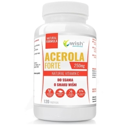 Acerola Forte 120pastylek do ssania Wish Pharmaceutical cena 19,90zł