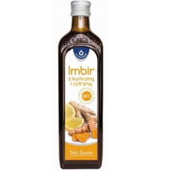 Sok imbir z kurkumą i cytryną płyn 980ml Oleofarm cena 42,95zł