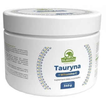 Tauryna + Witamina C proszek 340g Slavito cena 79,00zł