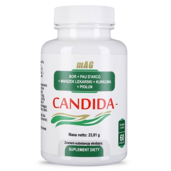 Candida Pau D'arco Piołun Bor 60kapsułek mAG Terapia cena 95,00zł