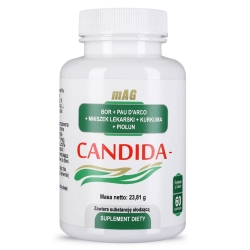 Candida Pau D'arco Piołun Bor 60kapsułek mAG Terapia cena 95,00zł