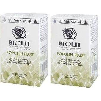 2 x Biolit Populin Plus (Populin Base) płyn 200ml cena 379,00zł