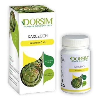 Karczoch witamina C+E 60kapsułek Dorsim cena 84,90zł