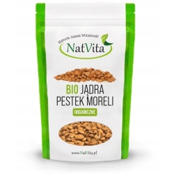 BIO Jądra pesteik moreli ziarna 700g Natvita cena 76,90zł