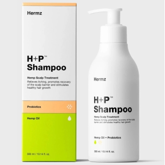 Healpsorin Szampon konopny z CBD i probiotykami H+P płyn 300ml Hermz Labs cena 59,00zł