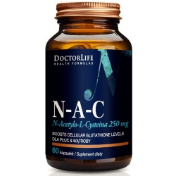 Doctor Life N-A-C N-Acetylo-L-Cysteina 250mg 60kapsułek cena 42,25zł