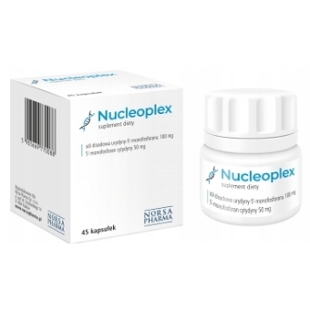 Nucleoplex nukleotydy 45kapsułek Norsa Pharma cena 64,90zł
