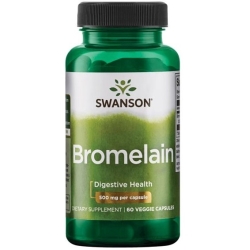 Swanson Bromelina 500mg (1200GDU) maksymalna moc 60kapsułek cena 69,90zł