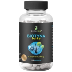 BetterMe Biotyna Forte Krzem Selen Cynk 100kapsułek cena 41,90zł