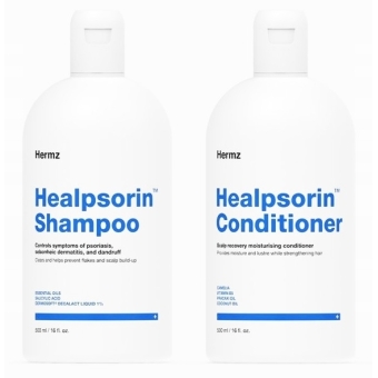 Zestaw Hermz Healpsorin szampon 500 ml + odżywka 500ml Hermz Labs cena 120,00zł