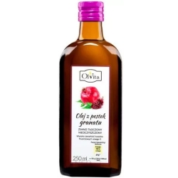 Olej z pestek granatu zimno tłoczony nieoczyszczony 250ml Olvita cena 51,90zł