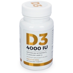 Visanto Witamina D3 z lanoliny 4000IU 60kapsułek Jerzy Zięba cena 35,00zł
