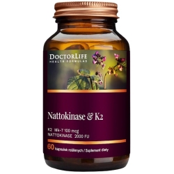 Doctor Life Nattokinase & Witamina K2 60kapsułek cena 70,50zł